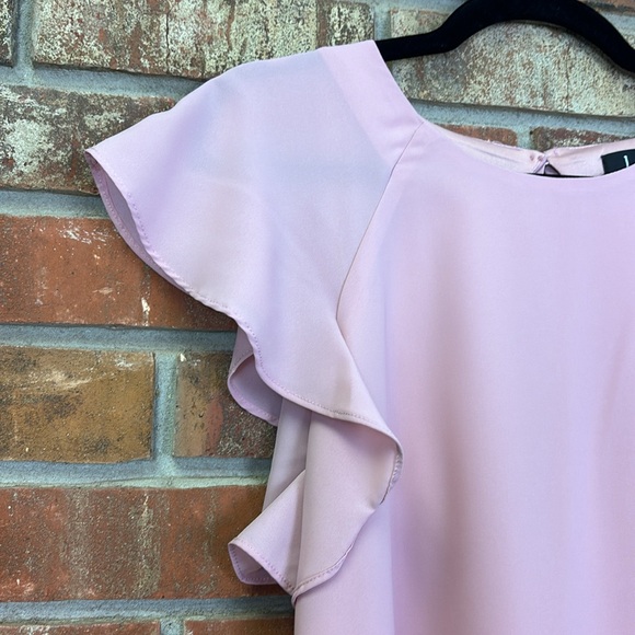 Lulus Pink Ruffle Sleeve Mini Dress XS - Picture 2 of 7